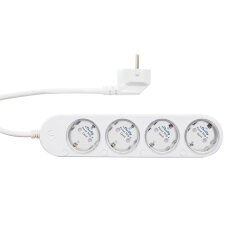 Chytrá zásuvková lišta SHELLY POWER STRIP 4 GEN4 WH, WiFi,BT,Zigbee,Matter,bílá