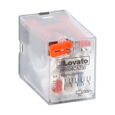 Lovato HR604CA230 Průmyslové relé 4 zap/vyp 5A 230VAC+ LED