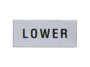 Lovato LPXAGB232 Štítek ''LOWER''