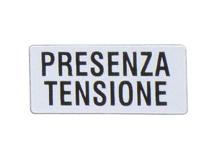 Lovato LPXAI225 Štítek ''PRESENZA TENSIONE''