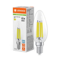 Světelný zdroj LED CLASSIC B DIM P 5.9W 865 Clear E14 LEDVANCE 4099854777837