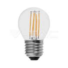 LED Bulb 6W Filament E27 G45 Clear Cover 3000K VT-2366, V-TAC SKU212842
