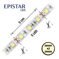 4730933-60 LED pásek 60LED/m,5050,IP65,2800-2900 K,12V