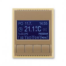 Termostat pokojový programovatel 3292E-A10301 25 kávová/led. opálová Element ABB