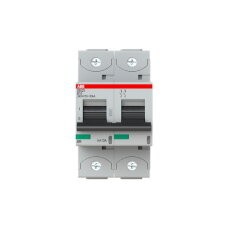 S802S-B10 jistič 2p char. B 10A s klecovou svorkou Icu 50kA ABB 2CCS862001R0105
