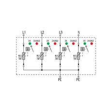 Přepěťová ochrana VPU AC II 4 300/50 WEIDMÜLLER 2591140000