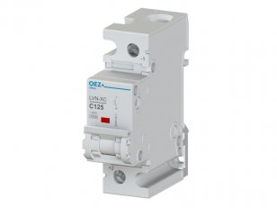 LVN-XC-125C-1 Jistič In 125A,Ue DC 220V, ch.C, 1pól, Icu 10 kA (EN60947-2)