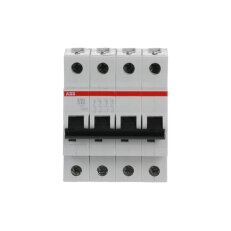 S204-D40 4 fázový jistič 40 A char. D 6kA ABB 2CDS254001R0401