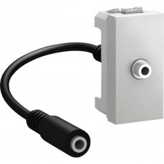 Unica Mini jack audio 3,5 mm konektor, Aluminium SCHNEIDER MGU3.433.30