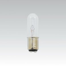 Trubková průmyslová žárovka ARN 48V 15W B15d T1654 clear NBB 373371000