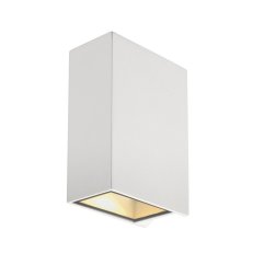 QUAD 2 XL nástěnné svítidlo LED 3000K IP44 hranaté up/down bílé 3,2 W SLV 232441