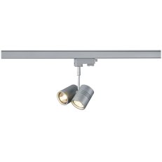 BIMA II pro triokr. listu stribrnoseda 230V GU10 halogen 2x50W SLV 152232