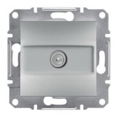 Asfora Zásuvka TV, průběžná 8dB, alu SCHNEIDER EPH3200361