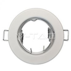GU10 Housing Round White,  VT-778