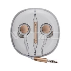Earphones Gold, VT-1132 V-TAC SKU7707