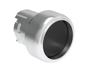 Lovato LPSB302 Tlačítko s návratem kovové d22mm chráněné černé