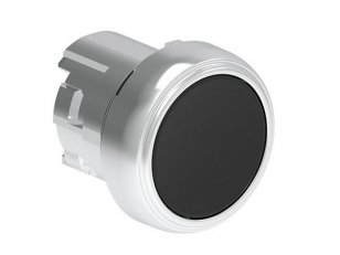 Tlačítko s aretací, kovové, ?22mm, lícuj