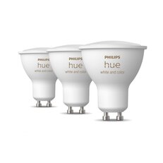 Philips Hue White and Color Ambiance LED žárovka 4.3W 350lm GU10 RGB (3ks)