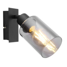 Nástěnné svítidlo HADERA černá 1xE27, max. 15W 230V GLOBO 15465-1