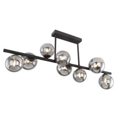 Stropní svítidlo RIHA černá 9xG9 LED 3.5W 230V, 80lm, 3000K GLOBO 56133-9D
