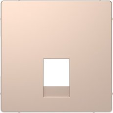 Centrální deska Merten D-Life RJ11/RJ12 kov Brushed Gold SCHNEIDER MTN4215-6051