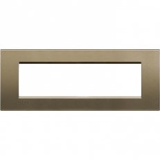 BTICINO LIVINGLIGHT RÁMEČEK HRANATÝ 7MODULOVÝ BÉŽOVÝ LNA4807SQ