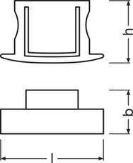 LEDVANCE Medium Profiles for LED Strips -PM04/EC
