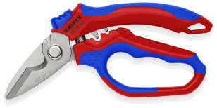 Úhlové elektrikářské nůžky 160 mm KNIPEX 95 05 20 SB