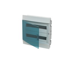 Zapuštěná rozvodnice ABB IP41/36M (18x2), Mistral41F vč. N/PE, průhledná dvířka