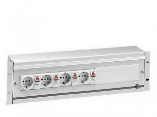 Rittal 7480035 Powerbox 19'' 3U max 22TE