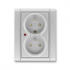 ABB 5592F-C02359 08 Zásuvka dvojnásobná, s ochranou před přepětím
