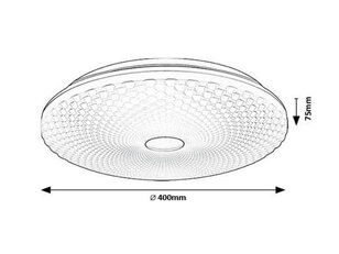 GALETI2 LED 24W IP20 stříbrná 4000K 1900lm RABALUX 71184