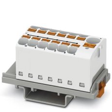 PTFIX 10/12X4-NS35 WH Blok rozvodek 3273626