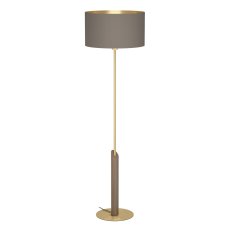 Stojací svítidlo SANTANDRIA MS-GEB/dřevo/cappuccino 1X40W EGLO 390338