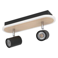 Bodové svítidlo RIMBOCCHI LED dřevo/černá 12W IP20 EGLO 901632