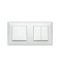 Set spínače č.1 a přepínače č.5, šroubové svorky, bílý SCHRACK EV106201A-