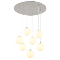Závěsné svítidlo RIHA nikl 7x3,50W G9 IP20 GLOBO 56140-7H