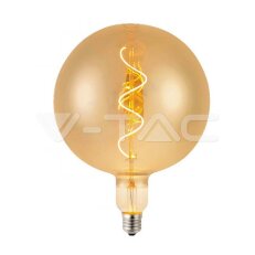LED Bulb 4W Filament Spiral G200 2700K Amber Glass, VT-2270 V-TAC SKU23169