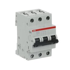 Jistič S203M-K63, 3F, 63A, char. K, 10kA, ABB 2CDS273001R0607