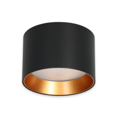 LED svítidlo Finca 8, 8W, 3000K, IP20, CRI90, černá/zlatá MCLED ML-416.049.33.3