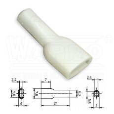 KRT2-48-PVC-WH kryt pro lisovací konekto