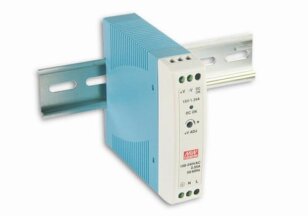 Napájecí spínaný zdroj na DIN 20W 24V 1000mA MEAN WELL MDR-20-24