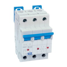 Jistič třípólový charakteristika D, 16A, 10kA SEZ KR PR63 D 16A