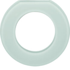 Rámeček skleněný, zakončovací díl, Serie Glas, sklo, bílá HAGER WTD7173GWG