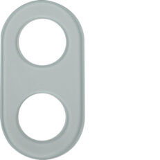 Rámeček, 2-násobný, pro svislou a vodorovnou montáž, Serie Glas, čirá WTD7200GT