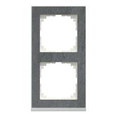 Krycí rámeček, Merten M-Pure Decor, dvojnásobný, Slate SCHNEIDER MEG4020-3669
