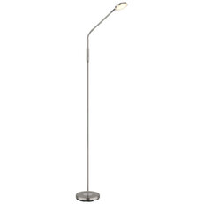 Stojací  lampa SILVIO nikl LED 6,5W 230V,350 lm, 2700/3350/4000K GLOBO 58504SN