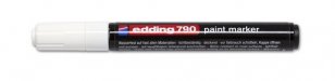 EDDING 790 bílá Permanentní pero s kulatým hrotem 2-4mm/barva bílá(EDDING 750)