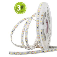 LED pásek SMD5050 modrý, 60LED/m, 14,4W/m, DC 12V, 450lm/m, IP20, 10mm, 50m