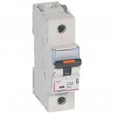 DX3 JISTIČ, 1 PÓLOVÝ, CHAR. C,32A 25KA LEGRAND 409758